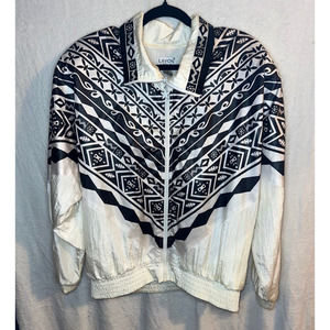 Vintage Ladies Lavon Aztec Pattern Track Suit M M… - image 1